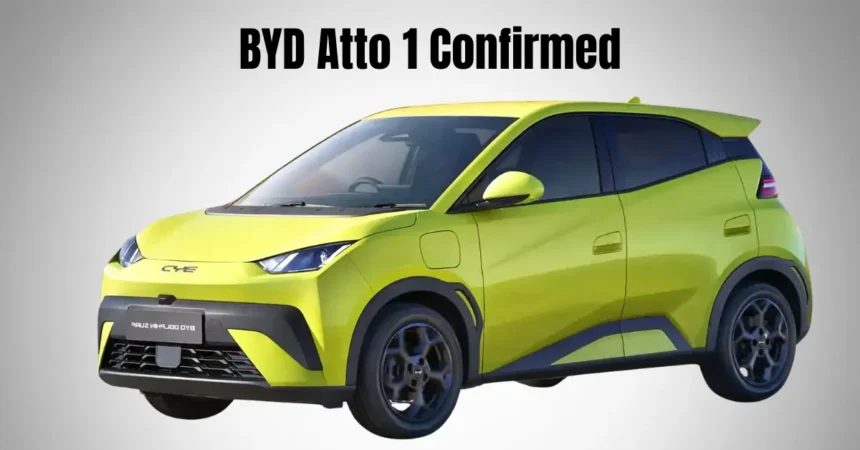 BYD Atto 1 Confirmed